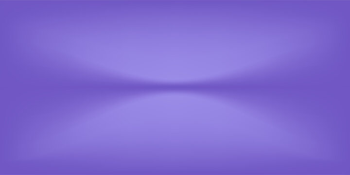 Abstract gradient podium background. Violet, purple and lilac empty 3d studio backdrop. Clean scene for product presentation mockup template. Vector illustration
