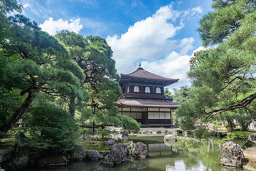 Fototapeta premium 日本の京都にある銀閣寺