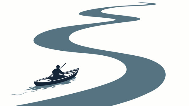 Kayaking, river, water, sport, recreation, outdoor, adventure, eps