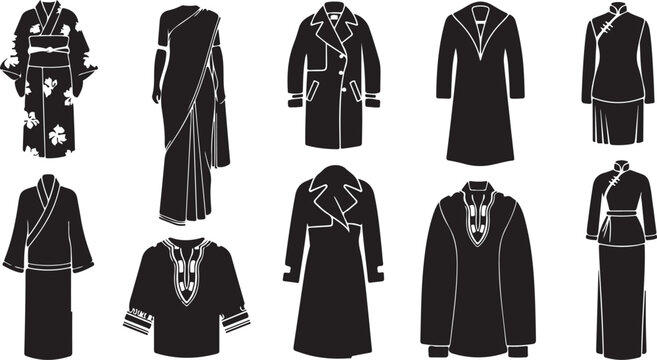 Black traditional graduation gowns and robes collection