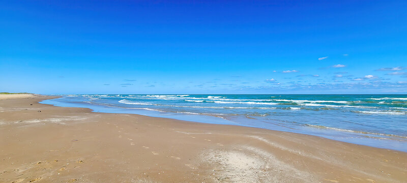 South Padre Island beach in Texas