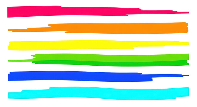Colorful horizontal gradient stripes illustration