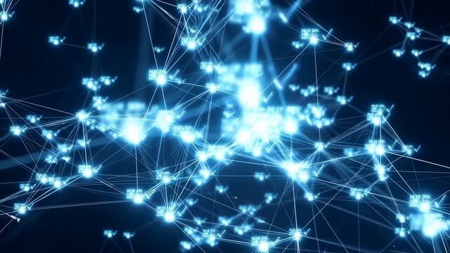 Brilliantly Illuminated Neural Web Illustrating Nextgeneration Biotech And Computational Innovations