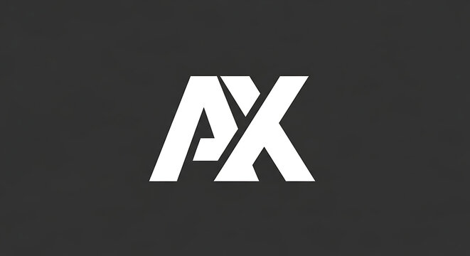 AX Monogram Logo Design Modern, Bold, and Minimalist Brand Identity