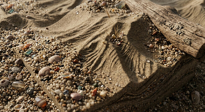 shell on the sand