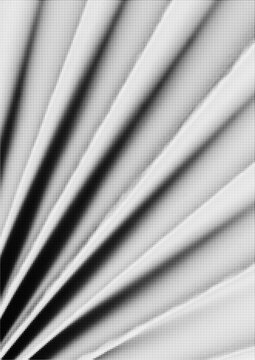 Large vector halftone paper folds texture with a transparent background