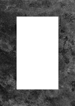Large halftone stone frame texture with a transparent background