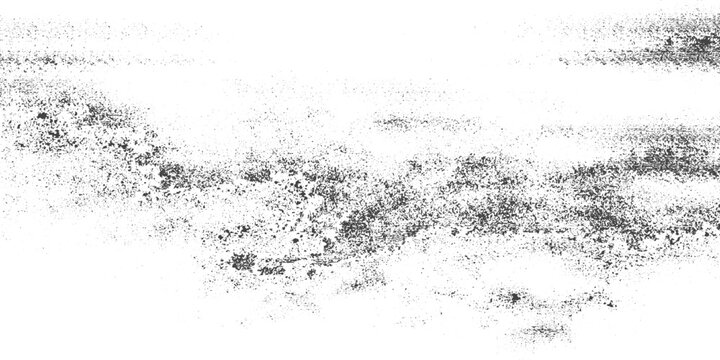 Abstract film grain texture with tiny black dots random grunge pattern old photo effect vector background.