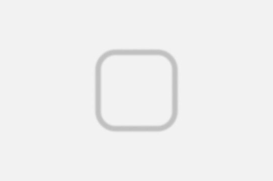 Minimalist Rounded Rectangle Squircle Frame Line Draw Reveal Animation &mdash; Clean Modern App Icon Style Geometric Motion Graphic Template on Gray Background