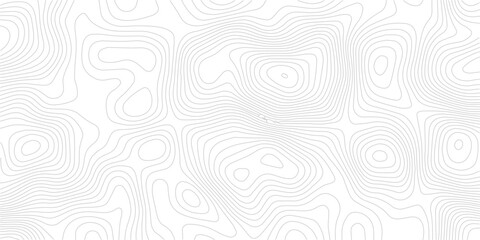 Topographic map background seamless contour lines pattern vector illustration for cartography and terrain elevation concepts © Romana