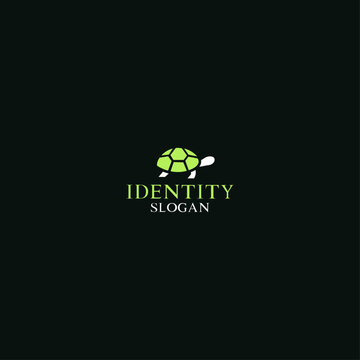 Walking Turtle Logo Idea. Professional Turtle Logo Design, Minimalist Geometric Tortoise Identity, Modern Eco Branding Symbol
