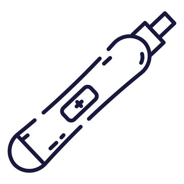Medical device pregnancy test icon