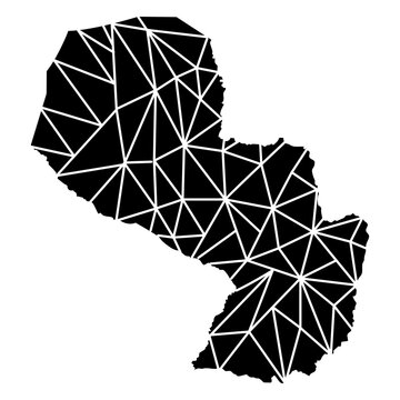Geometric paraguay map design