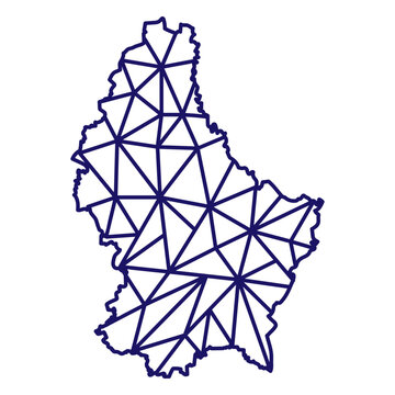Stylized line art map design with triangular pattern t-shirt design