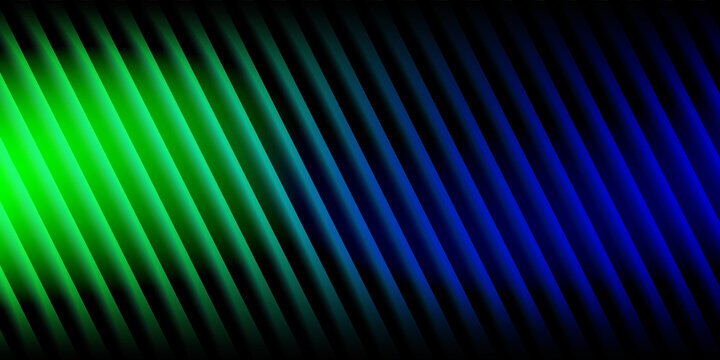 vibrant abstract light trails with neon green and blue colors for futuristic tech background