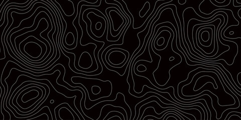 Abstract seamless background. Mapping Elevation: The Art of Terrain. Abstract topography map lines. © Veloras