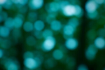 Abstract blurred blue green bokeh background with soft © M Halim Abduh