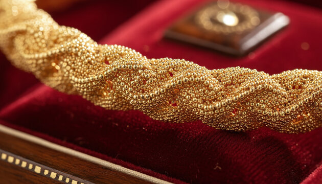 22k gold Etruscan granulation jewelry texture with microscopic spheres
