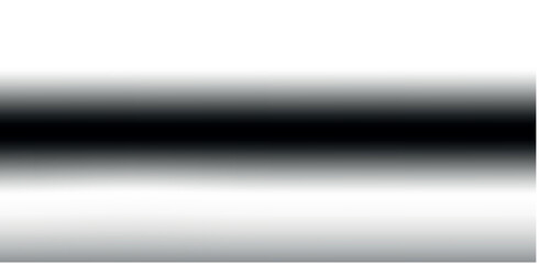 A striking minimalist graphic element featuring a sharp high-contrast horizontal black band that fades into soft white gradients. This clean modern composition serves as an excellent divider separator © Khairun