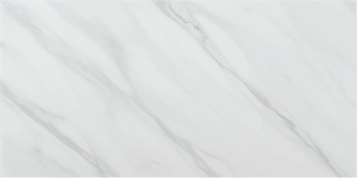 Luxury white Carrara marble stone texture background with natural grey veins and polished surface