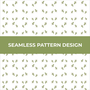 Seamless Nature Leaves Pattern for Fabric and Packaging