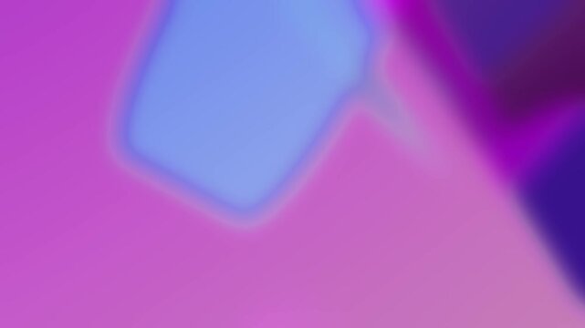 Seamless Color Transition with High Beam Light Leak and Soft Blurry Shapes Overlay
