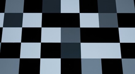 Obraz premium High contrast checkerboard pattern used for testing paint covering power and material opacity on a technical surface, contrast, gray, evaluation