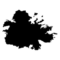 Intricate silhouette of antarctica design © Vexels