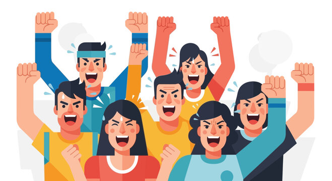 Diverse Group of People Celebrating Together 1.