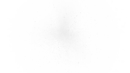 Naklejka premium White dust particle sprite effect with misty edges on transparent background for creative designs and visuals