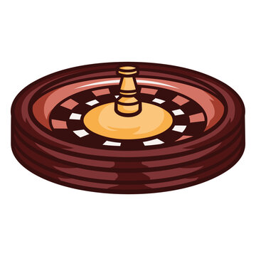 Illustrative roulette wheel design