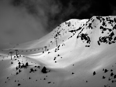 snow storm clouds