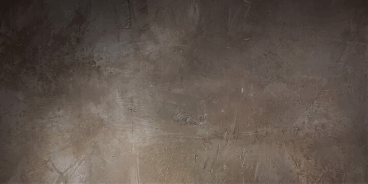 A dark vintage gray concrete wall texture with a rough aged stone pattern and dirty grunge effect creates a textured old paper backdrop for a black industrial design surface