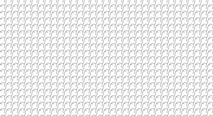 Seamless monochrome fish scale line pattern. repeating overlapping arcs, geometric scallops, abstract mesh texture. for interior design wallpapers, architectural drafting. flat stock vector. © MH HASIB