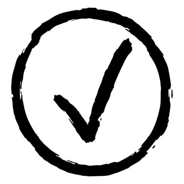 Bold check mark design
