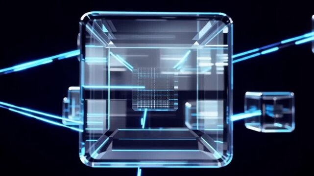 Futuristic 3D robot with light bulb symbol on digital shopping background