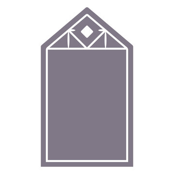 Elegant geometric tag design with unique diamond pattern