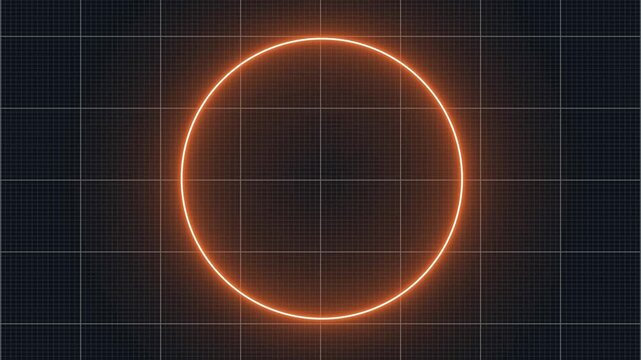 neon circle loading bar
