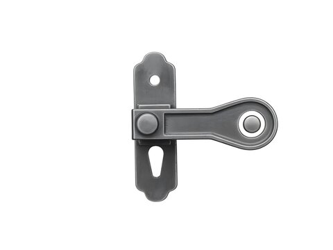Metal window latch fastener for vintage wooden casement