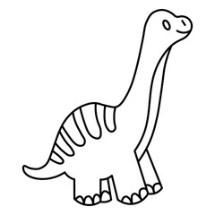 Playful dinosaur illustration for kids © Vexels