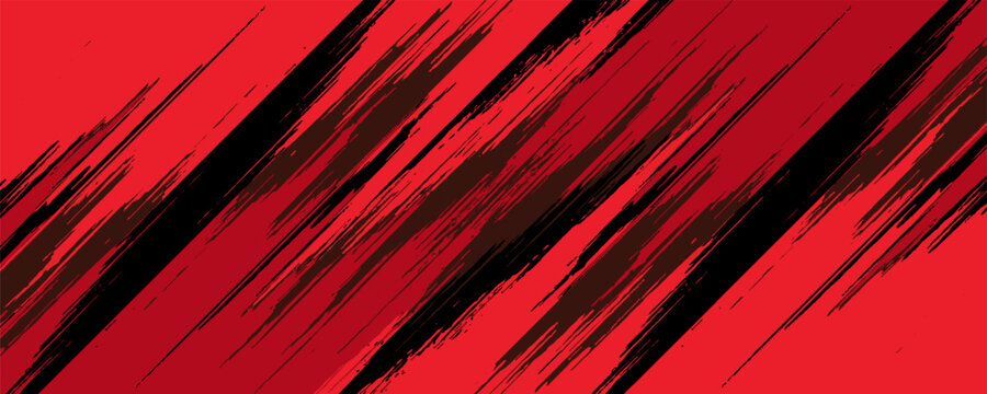 Modern abstract red effect pattern gradient grunge texture background. Dots pop art comics sport style illustration grunge speed lines Futuristic technology corporate concept