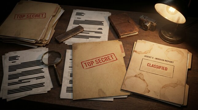 Secret Agent File Documents