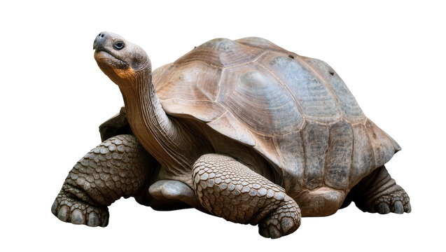 Large Galapagos Tortoise with Textured Shell and Scaly Legs