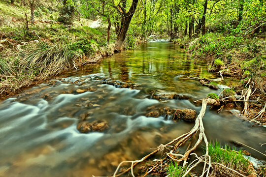 R&iacute;o Guadalquivir en el parque natural de Cazorla, Segura y Las Villas.