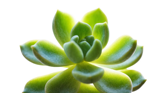 Compact succulent plant with green and yellow rosette foliage