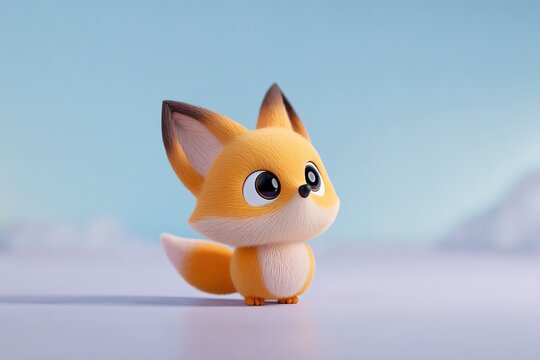 funny orange fox