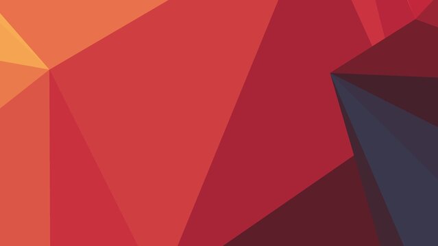 Geometric Abstract Warm Color Shapes