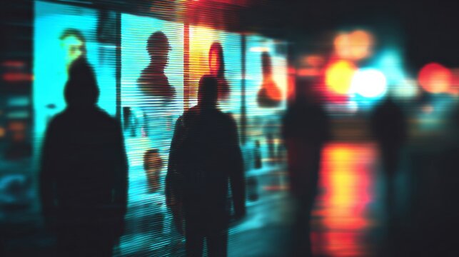 Conceptual Investigation of Blurred Suspects in Shadows with Anonymity and Mystery Themes