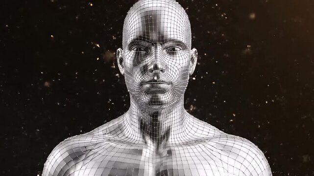 Digital avatar creation from point cloud mesh in virtual space