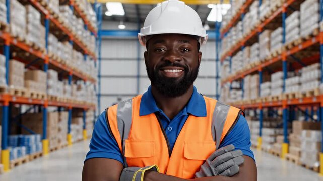 Confident Warehouse Logistics Manager